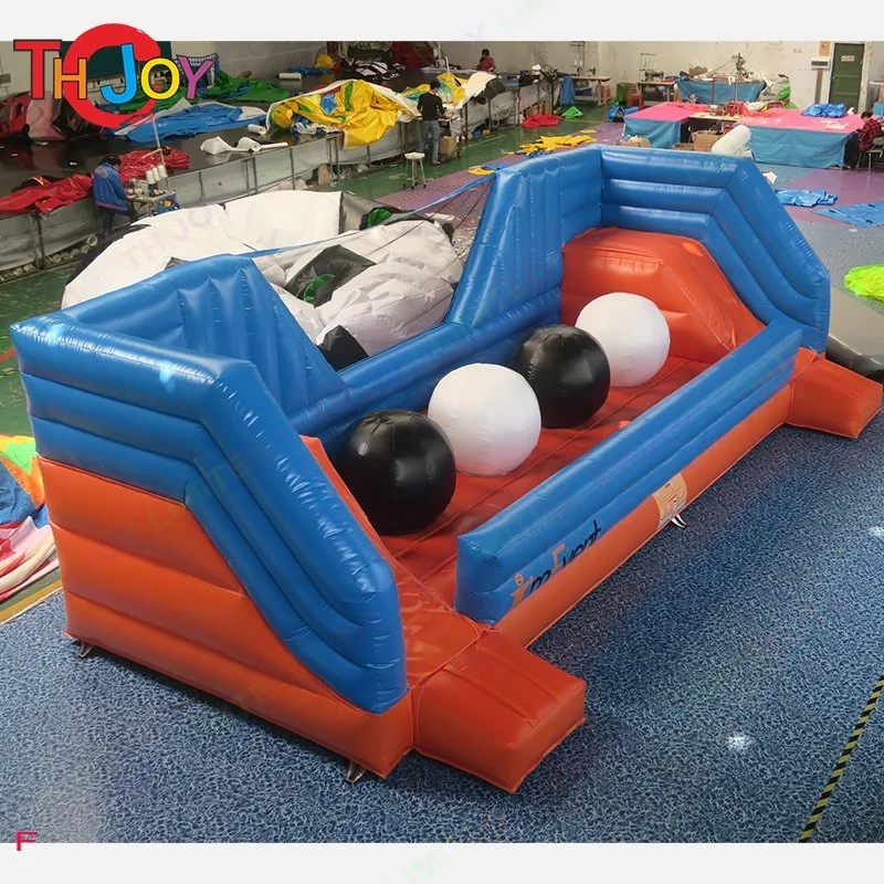 8x3m Inflatable Wipeout Jump Big Baller obstacle Sport jeu Wipe Jeux de saut