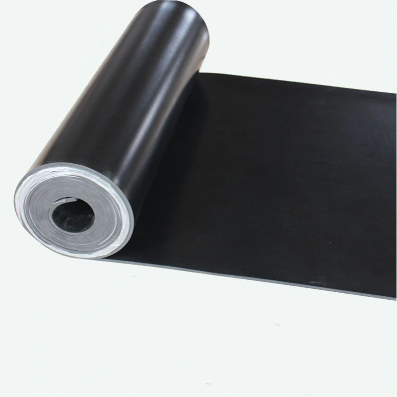 Green 6mm Thick Insulation Rubber Sheet Safety Fine Ribbed Industrial Rubber Flooring Mat