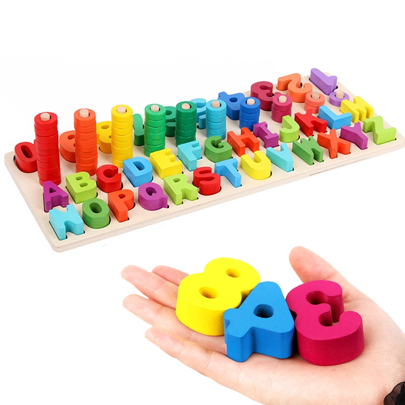 Children Montessori Educational Toys Wooden Early Learning Toys for Kindergarten