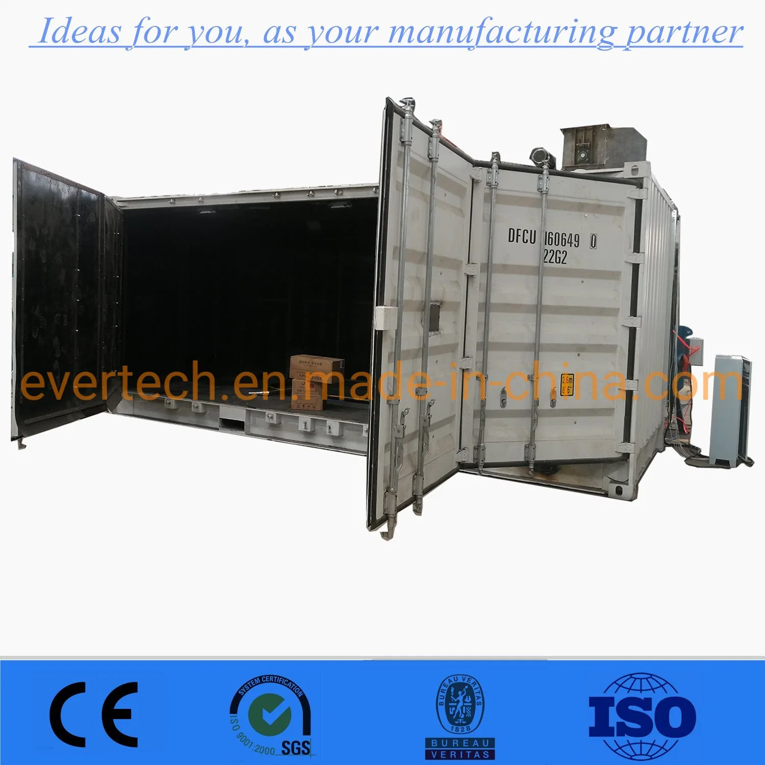 Dustless Container Sandblasting Booth / Shot Blasting Room