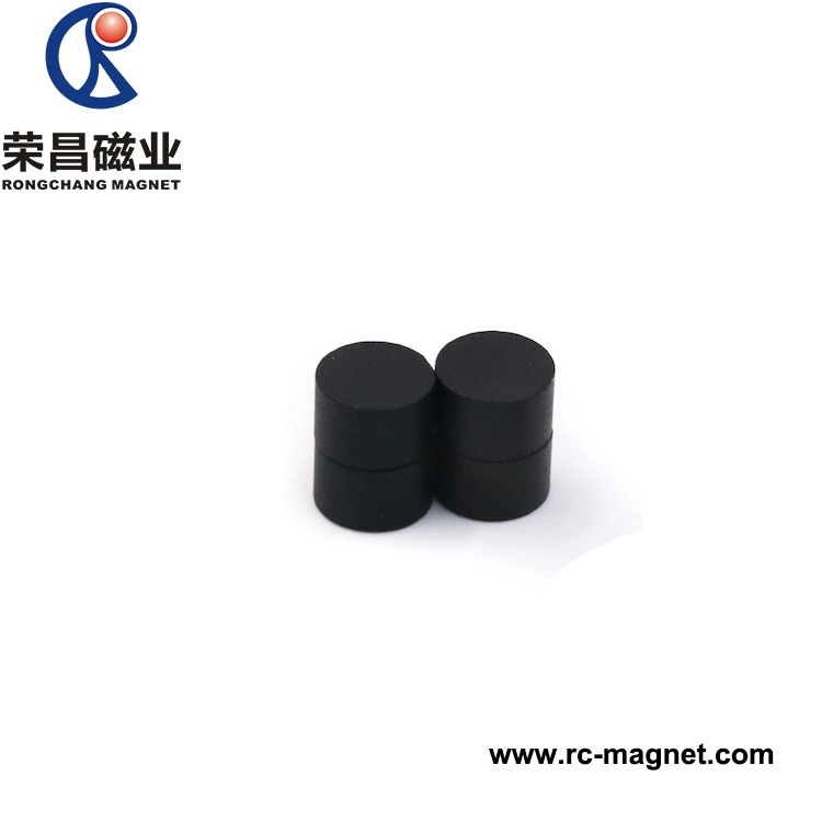 Super High Magnetic Ferrite Round Disc Cylinder Magnet for Many Years Experience