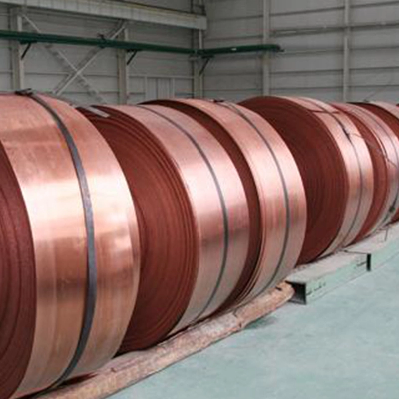 Bobina de cobre de alta calidad para la electrónica de lámina de cobre puro cobre Strip