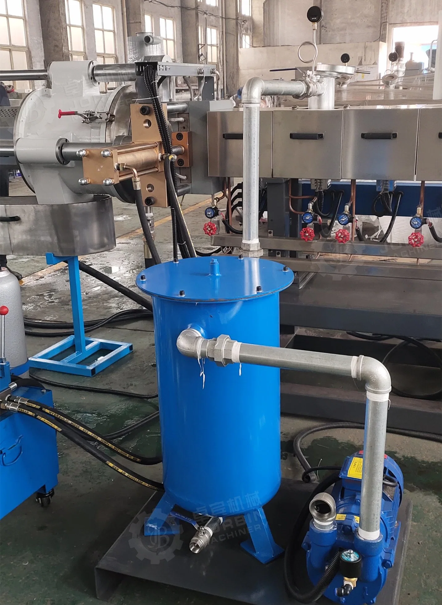 Spinning Extruder Machine to Mix Raw Material PP, PE, Adtitive and out Put Into Fibers