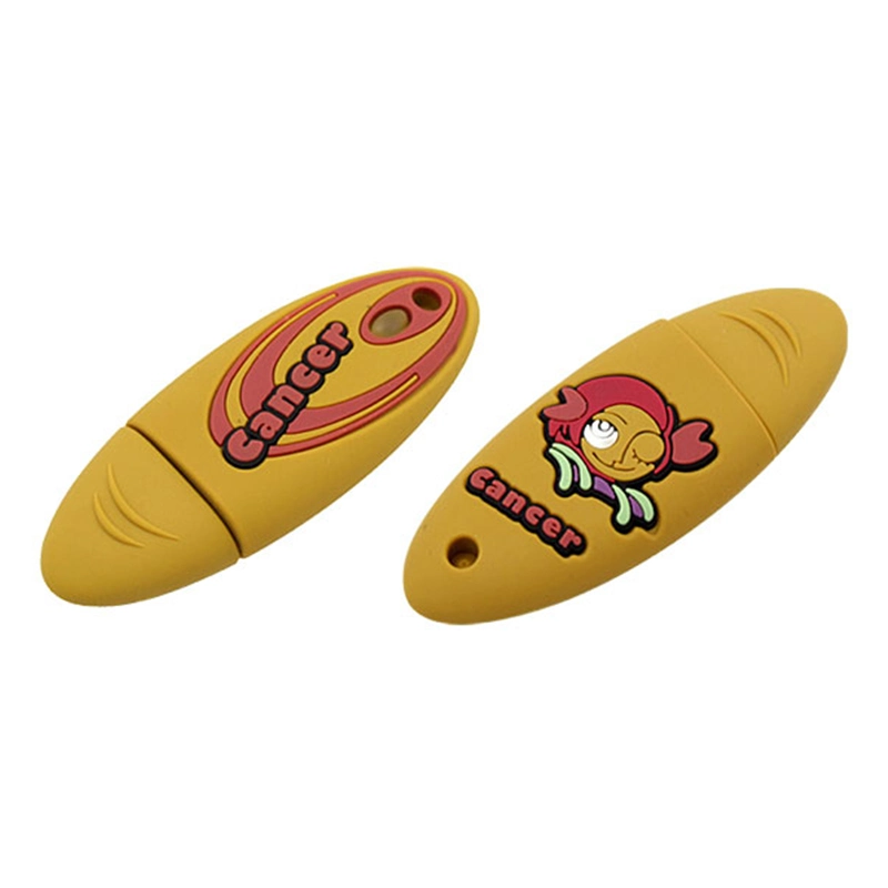 Colorful Cute Design Carton PVC USB Flash Drive with Customized Logo