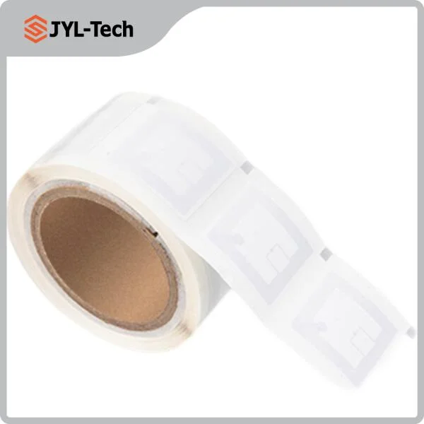 Passive RFID Sticker Library Hf RFID Square Tag Waterproof Paper Roll Adhesive Label