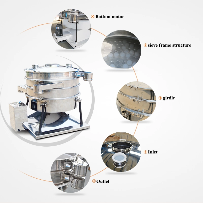 China Customizable Screening Machine Xxnx Carbon Steel Multi-Layer Tumbler Vibrating Sieve