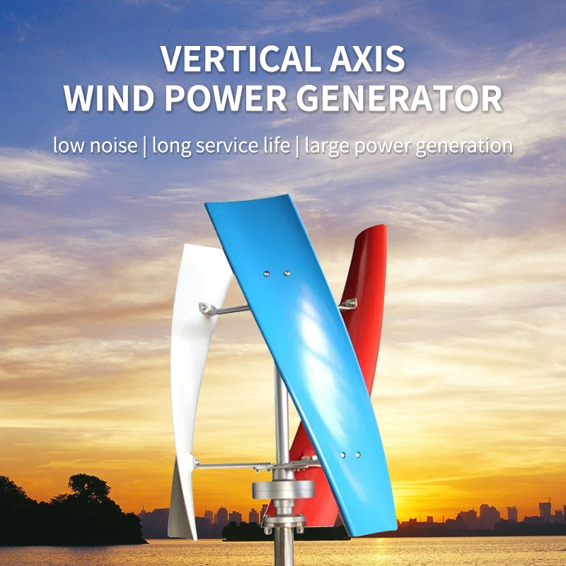 Turbina Eólica Vertical de 10 kW 220V Sistema de Energía Alternativa Generador de Viento de 10000W