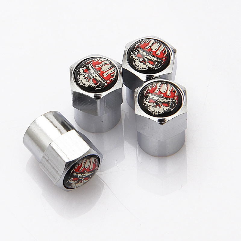 Customized Aluminum Alloy Car Logo Car Accessories Stainless Spare Part Tire Valve