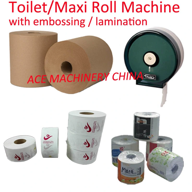 Automatic Hrt Tissue Roll Towel Making Machine with Embossing Unit