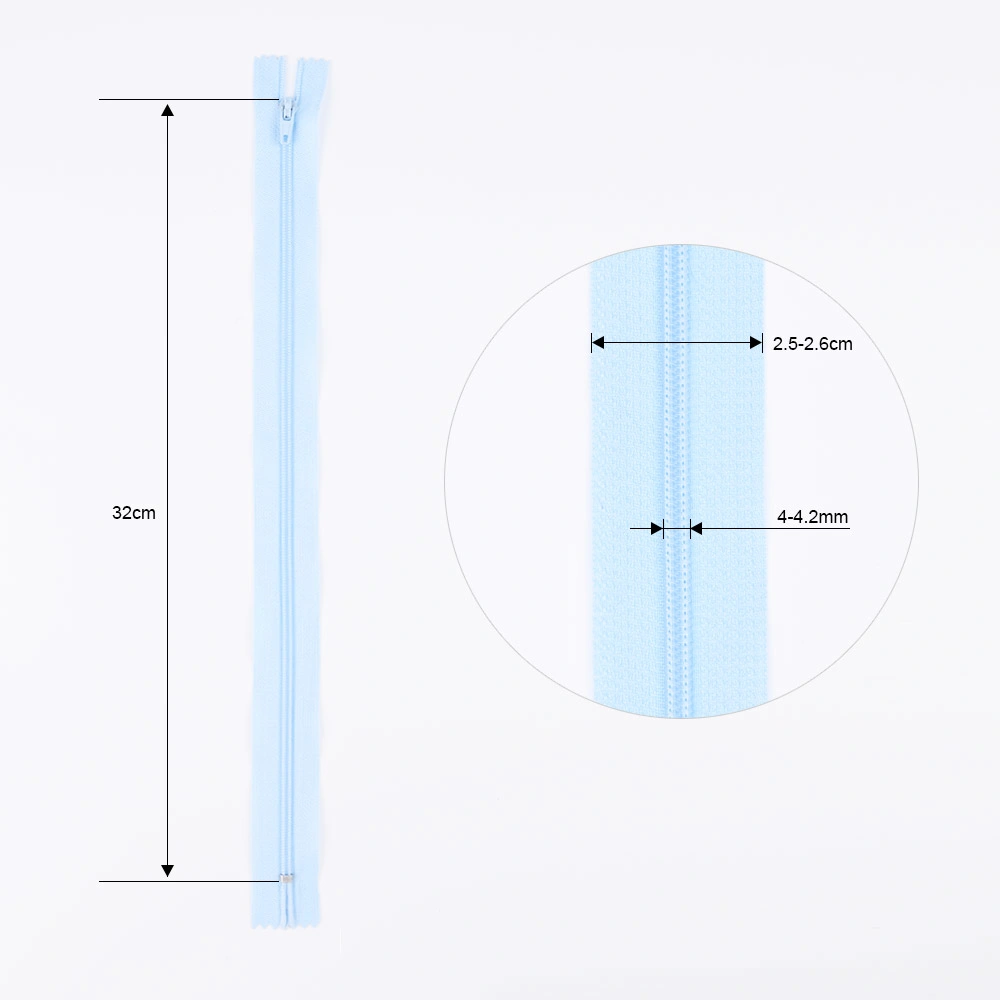 Gros #3 #5 #7 #8 #10 Fermeture Éclair en Nylon Fermeture/ Ouverture Personnalisée Fermeture Éclair en Nylon de Couleur pour Vêtement et Sac