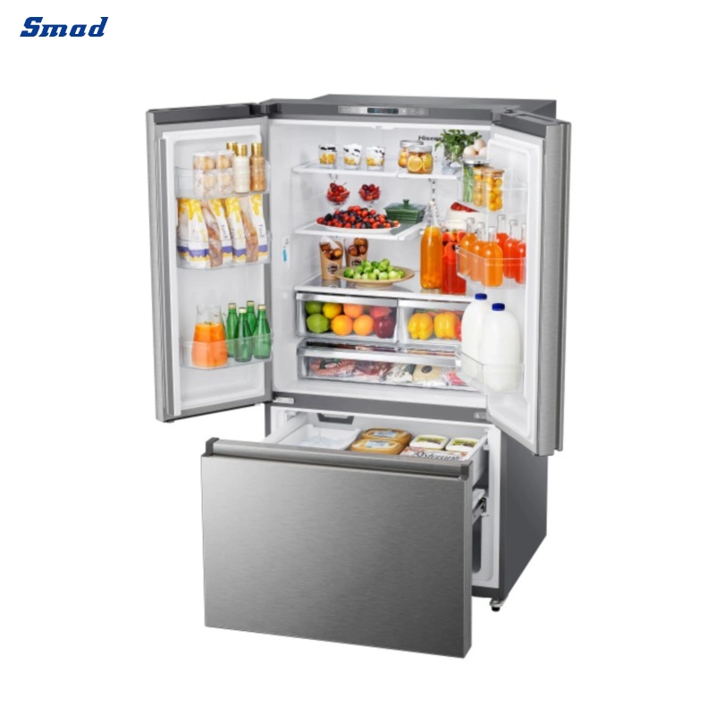 26.6 Cu. FT Home Refrigerator & Freezer with Water Ice Maker