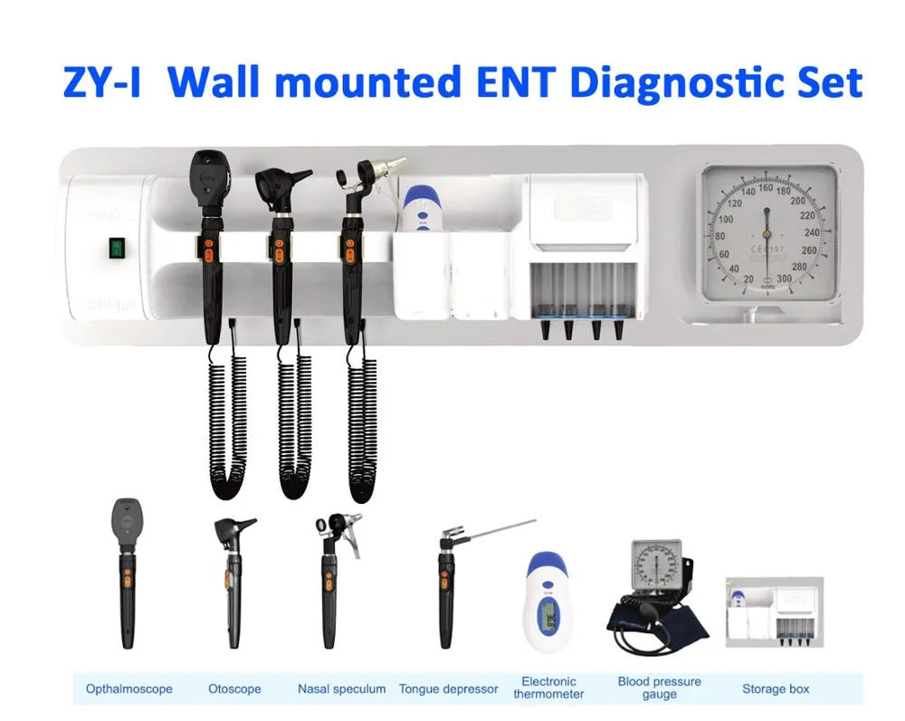 Medical Zy-I Wall Mounted Ent Diagnostic Set, New Technology Product to Launch