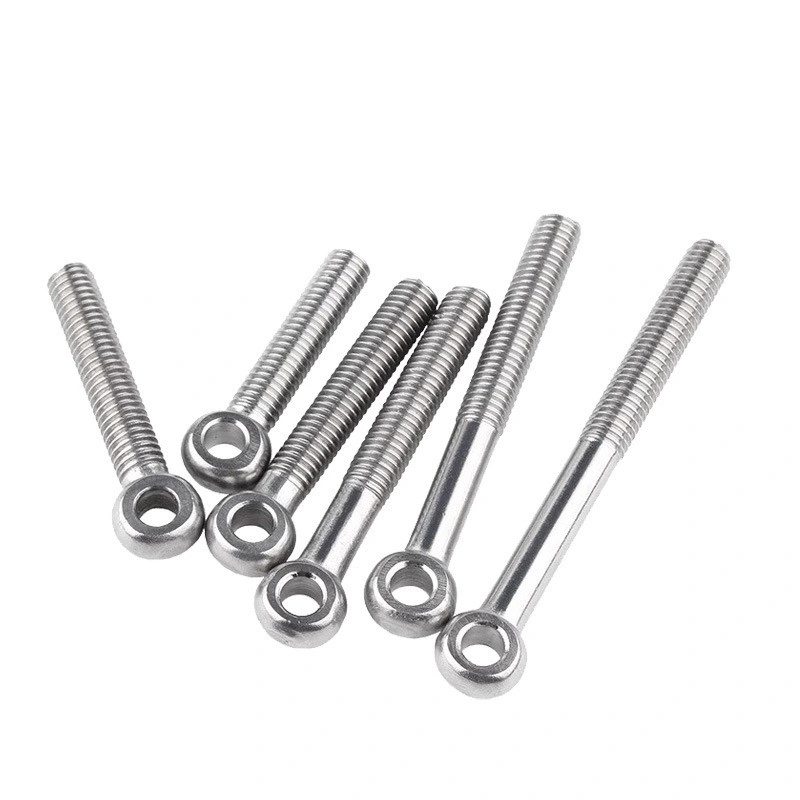 304 Stainless Steel Lifting Eye Joint Bolts Sheep Eye Hole Screws