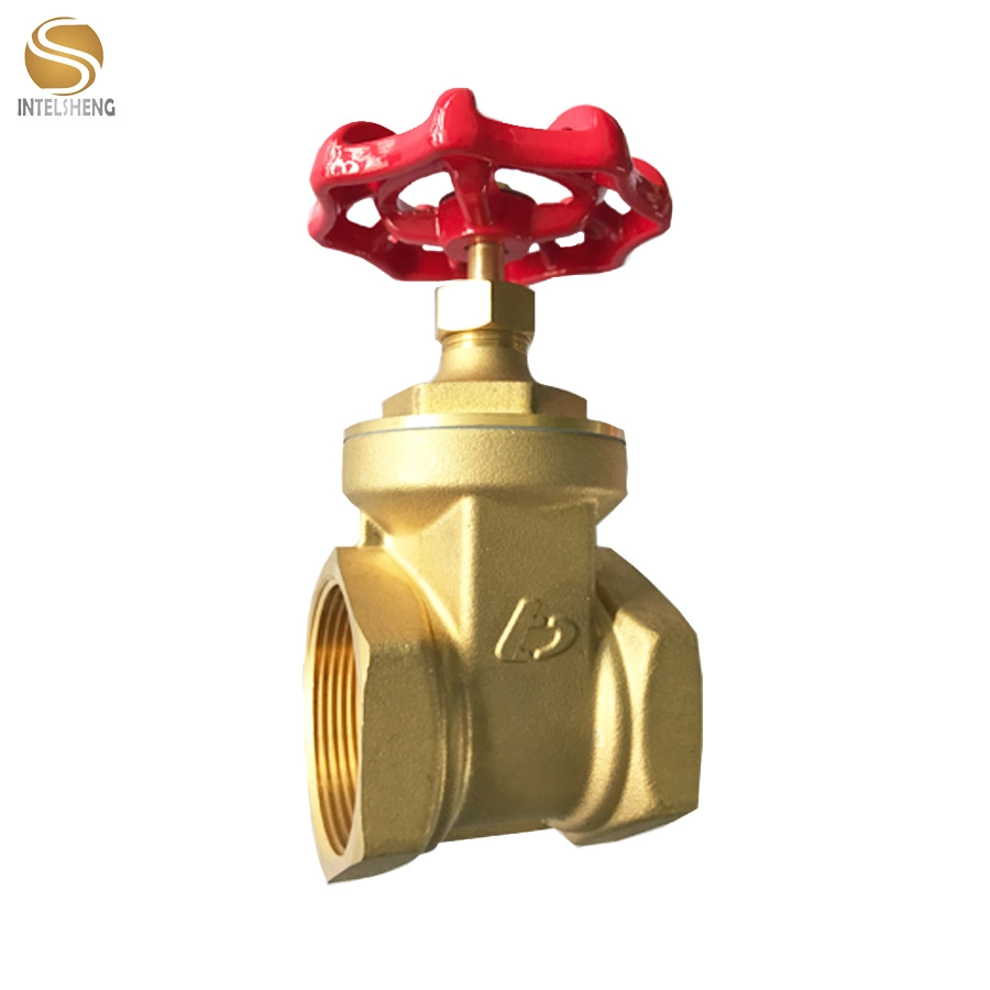 1/2 Inch Female Thread and ISO228 Copper Brass Gate Valve for Pipe System Pipe Fitting