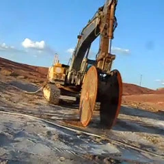 Pedreira Máquinas de corte da lâmina de serra de diamante pedra Pedreira máquina de corte