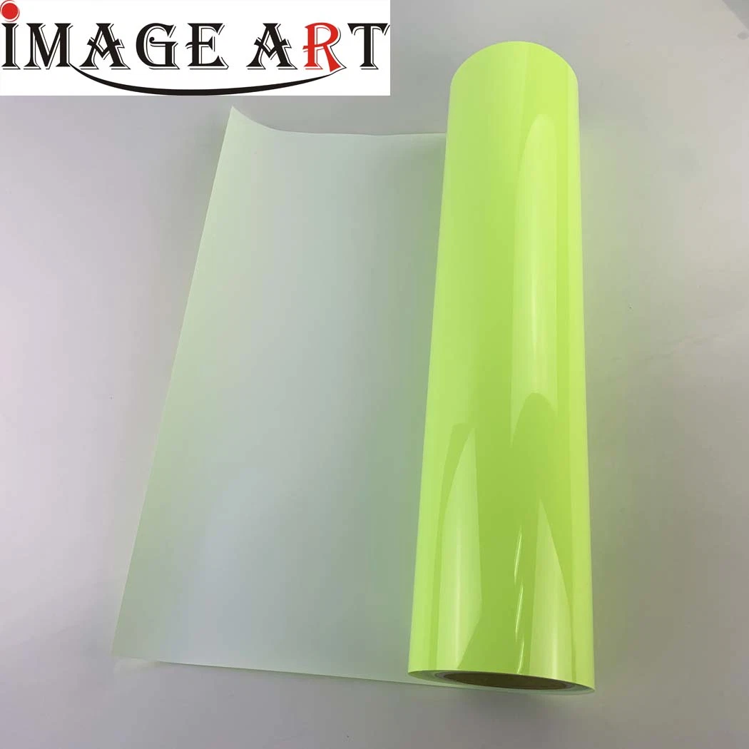 0.5*25m Heat Transfer Vinyl /Film PVC for Clothes Printing Cdp-18 Neon Yellow