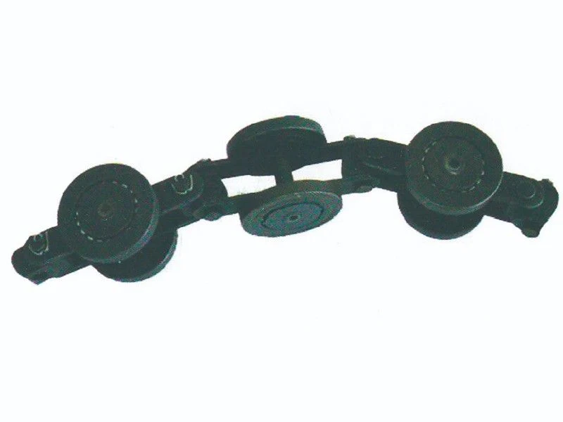 Qxt250b 50kg Double Chain Plate Plate Single Guide Wheel Intive Track سلسلة (نوع المحمل الصلب) للناقل العلوي