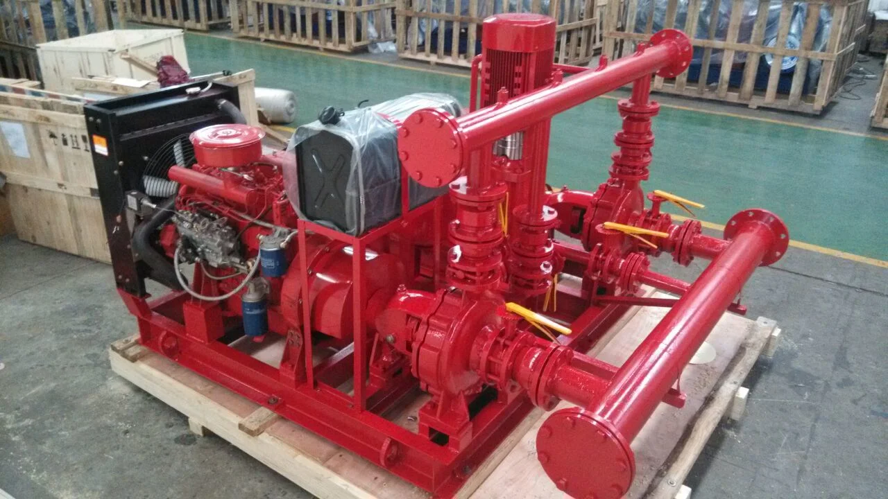 NFPA 20 Standard Edj Packaged Fire Pump, Fire Fighting Pump, 500gpm, 750gpm, 1000gpm