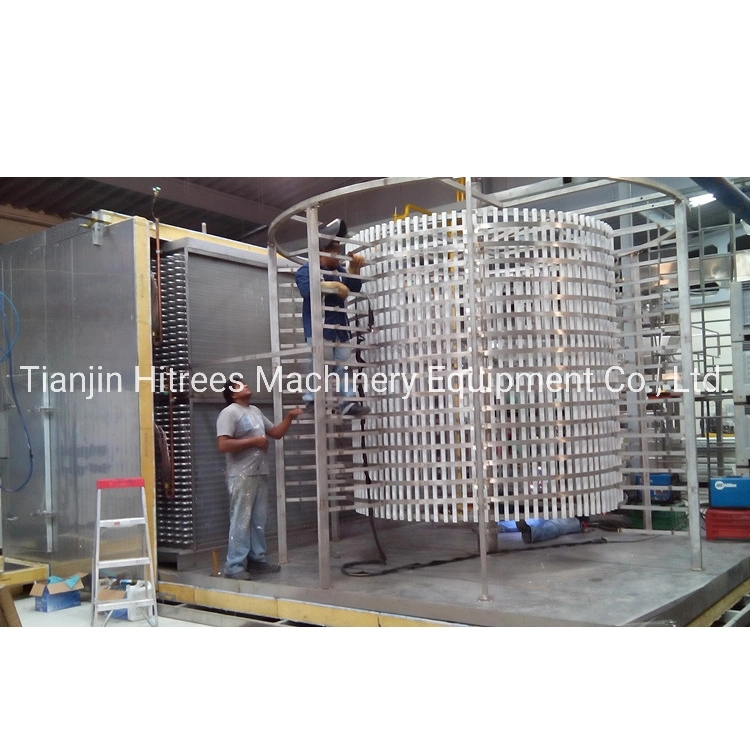 Spiral Freezer Belt Conveyor Freezing Machine