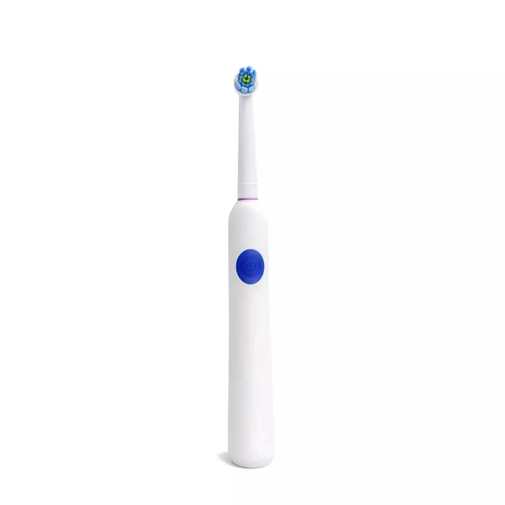 Jssan Js301 Rechargeable Waterproof Ipx7 Foldable an Rotating Electric Toothbrush with Round Head