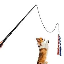 Großhandel Gute Qualität Haustier Spielzeug Katze Stick Interactive Teaser Telescoping Mast