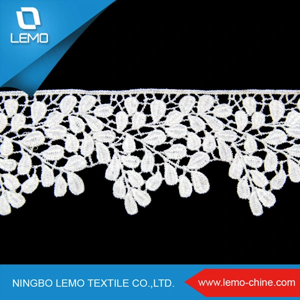 Organic Swiss Cotton Lace Fabric, Lace Trim Wholesale/Supplier