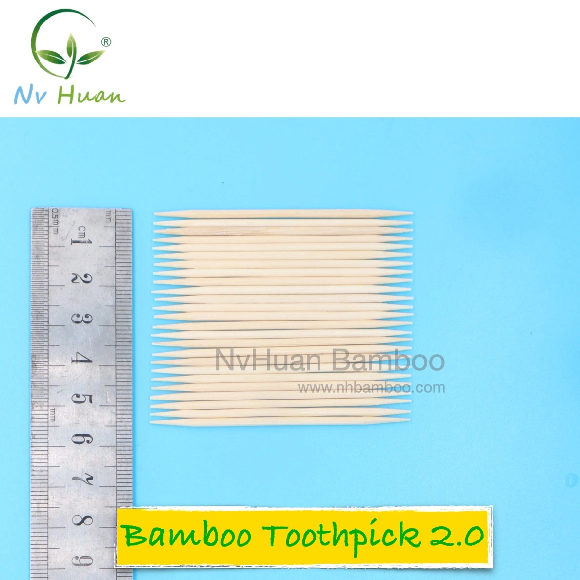 Toothpick Dispenser Container Bottle with OEM Sticker