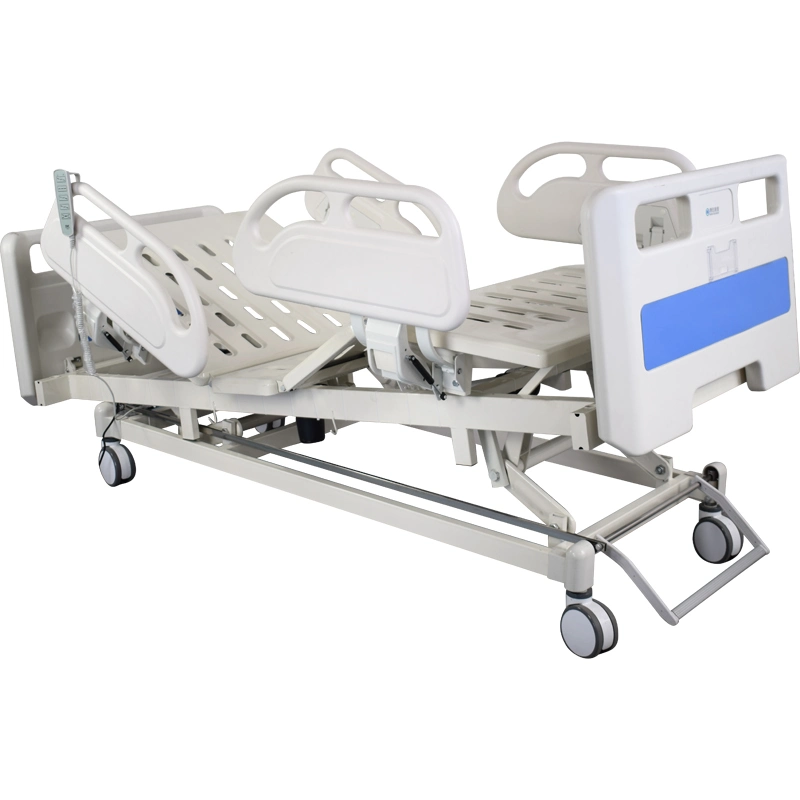 5 Function Patient Medical Equipment Bed Used Foldable Adjustable Electric ICU Hospital Beds Price