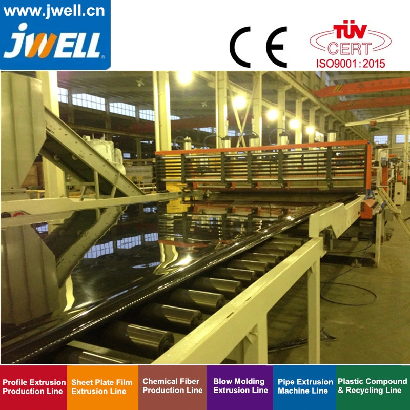 Jwell PE, PP 2000mm Thick Plate Extrusion Line /Extrusion/Extruder/Line Made in China