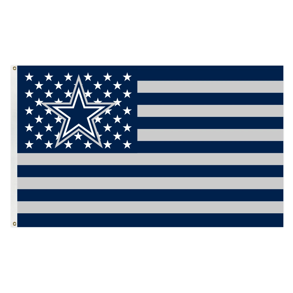 NFL Dallas Cowboys – Flag-Banner mit Sternen und Streifen, 3 X 5 FUSS USA-Flagge