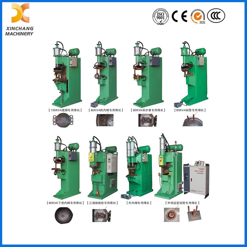 Compresor de refrigeración automática de metal de la línea de soldadura de punto de resistencia de Máquinas de Soldadura por puntos