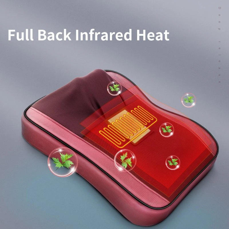 Car Heating Massage Cushion Home Car Dual-Purpose Seat Warm Cushion Plug-in Heating Cushion Massage Chair