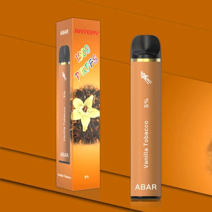 Puffs pequenos Vape descartável Dispositivo cápsulas descartáveis baratos cigarros electrónicos Vape1500 Artéria Puffs Abar 6ml