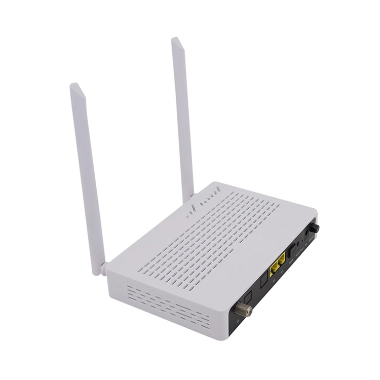 100% New FTTH Xpon ONU CATV WiFi ONU Router Modem 2ge+WiFi+CATV+USB 20km Tx1310nm, Rx1490nm Ont Xpon