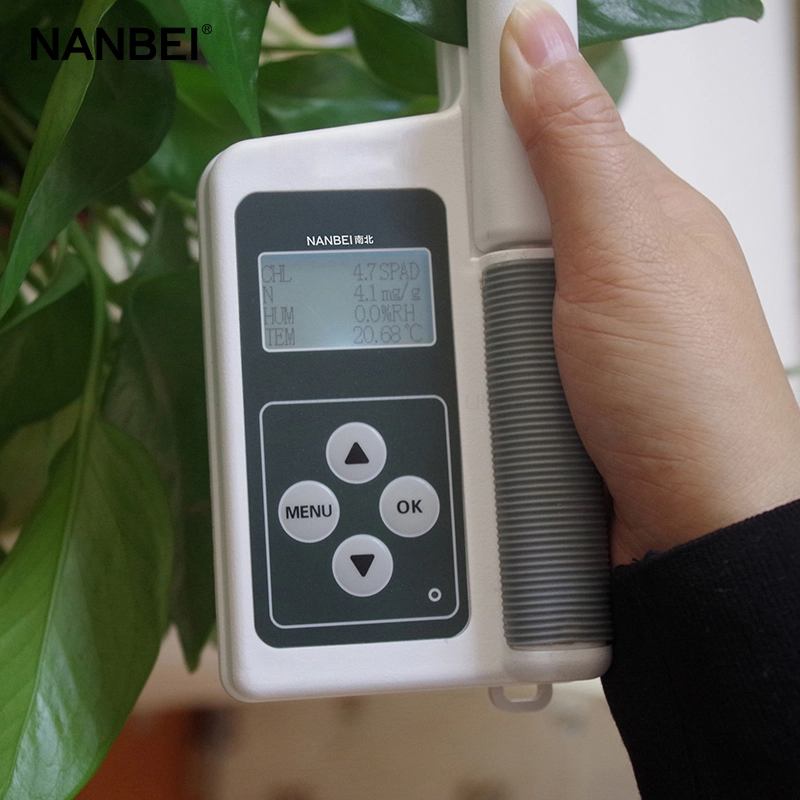 Leaf Nitrogen Chlorophyll Temperature Testing Plant Nutrient Meter