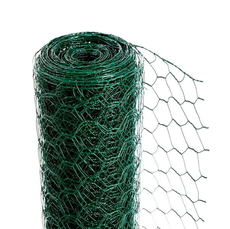 5/8" 1/2" 3/4" 1" Chicken Rabbit Galvanized Green PVC Coated Iron Metal Welded Chain Link Hexgonal Wire Mesh