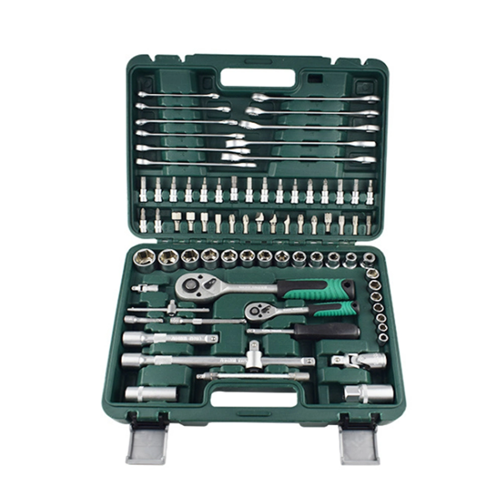 78 STÜCK Kit Box Set Automotive für Auto mit Werkzeug Steckschlüssel Mit Selbstschlüssel Ratschenschlüssel-Sets Handwerkzeuge