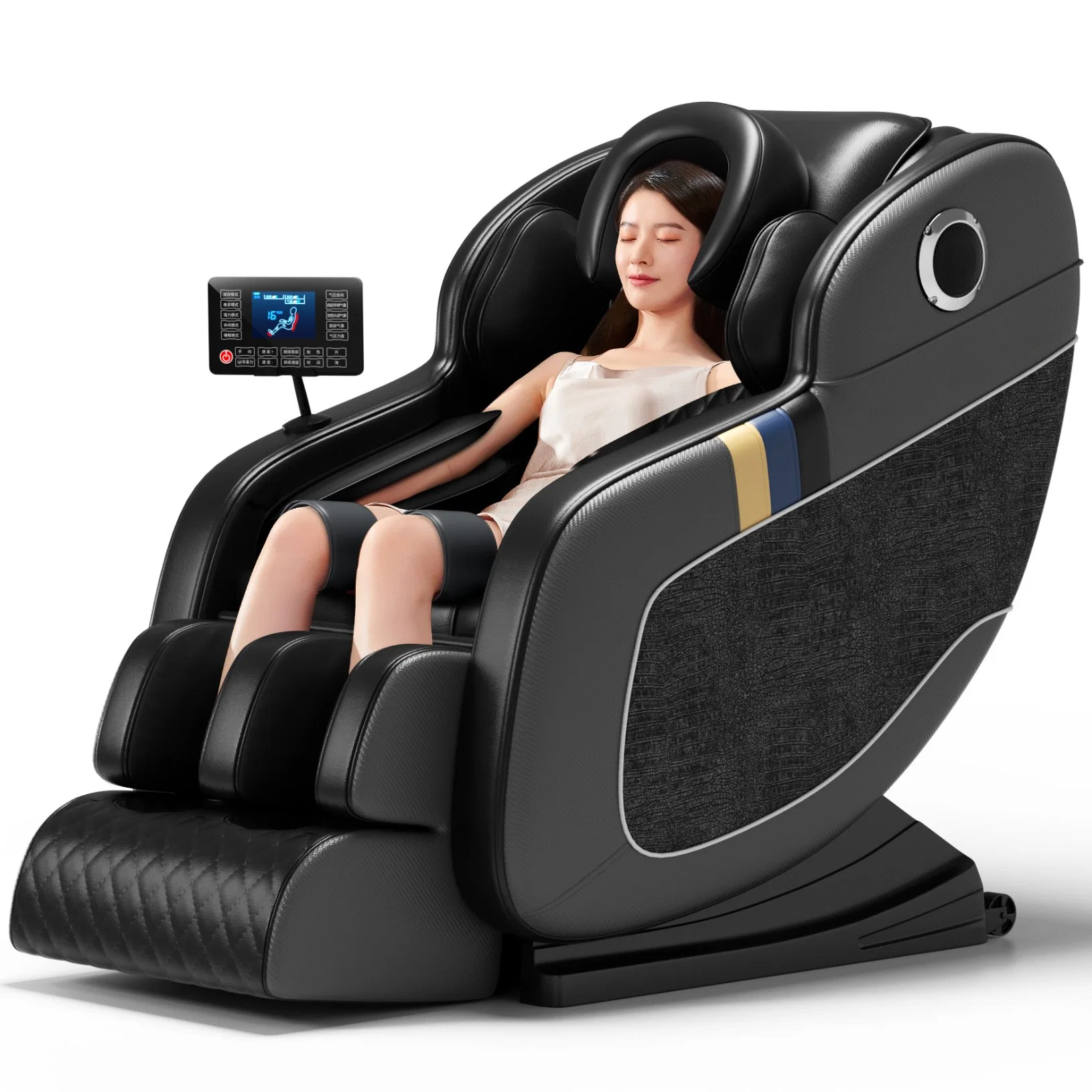 Ai de Reclinação inteligente SL via Zero Gravity Shiatsu 4D cadeira de massagens para o escritório doméstico