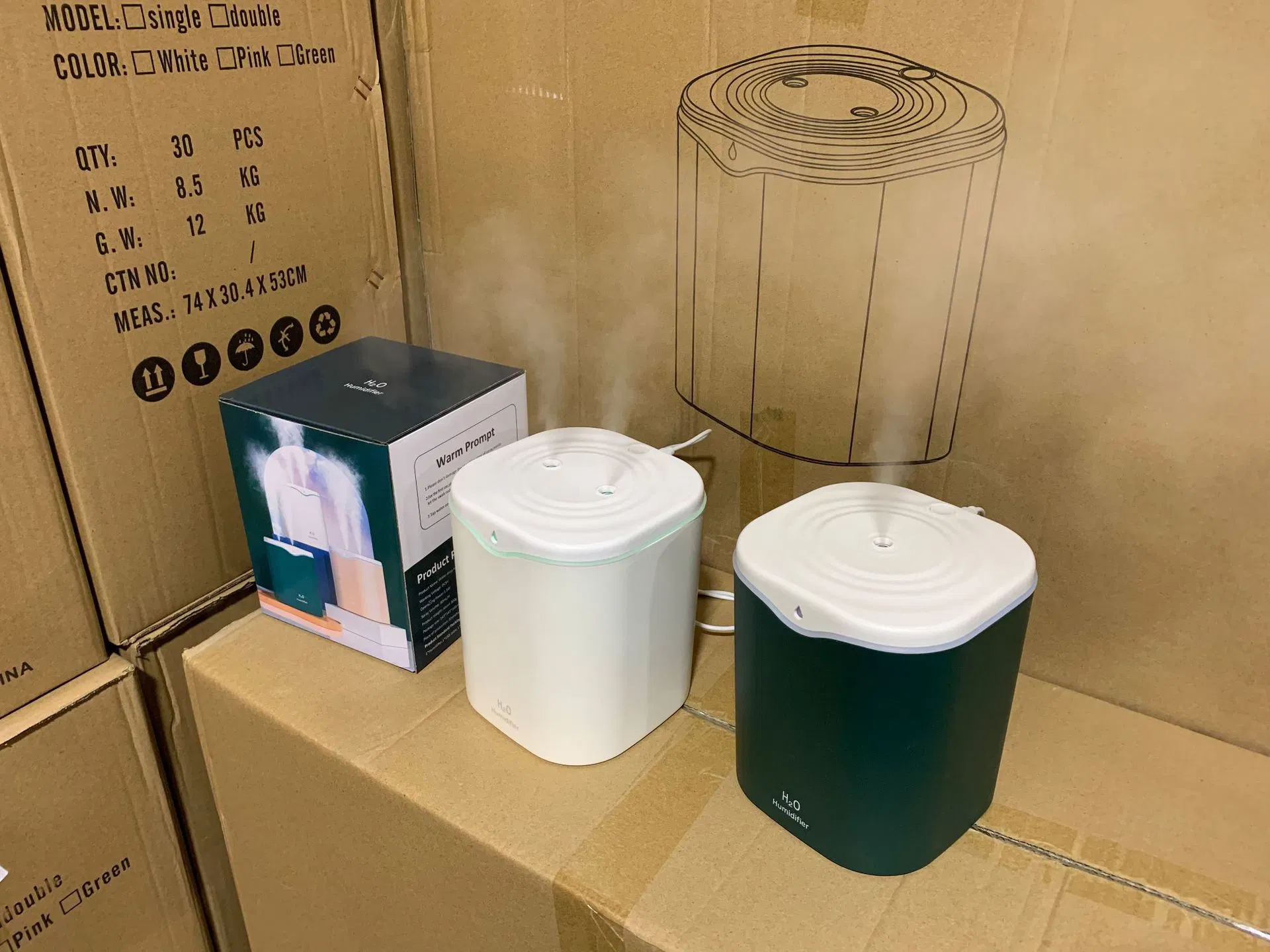 USB Large Humidifier Portable Air Humidifier Aorma Scent Diffuser Machine Electric Industrial Humidifier