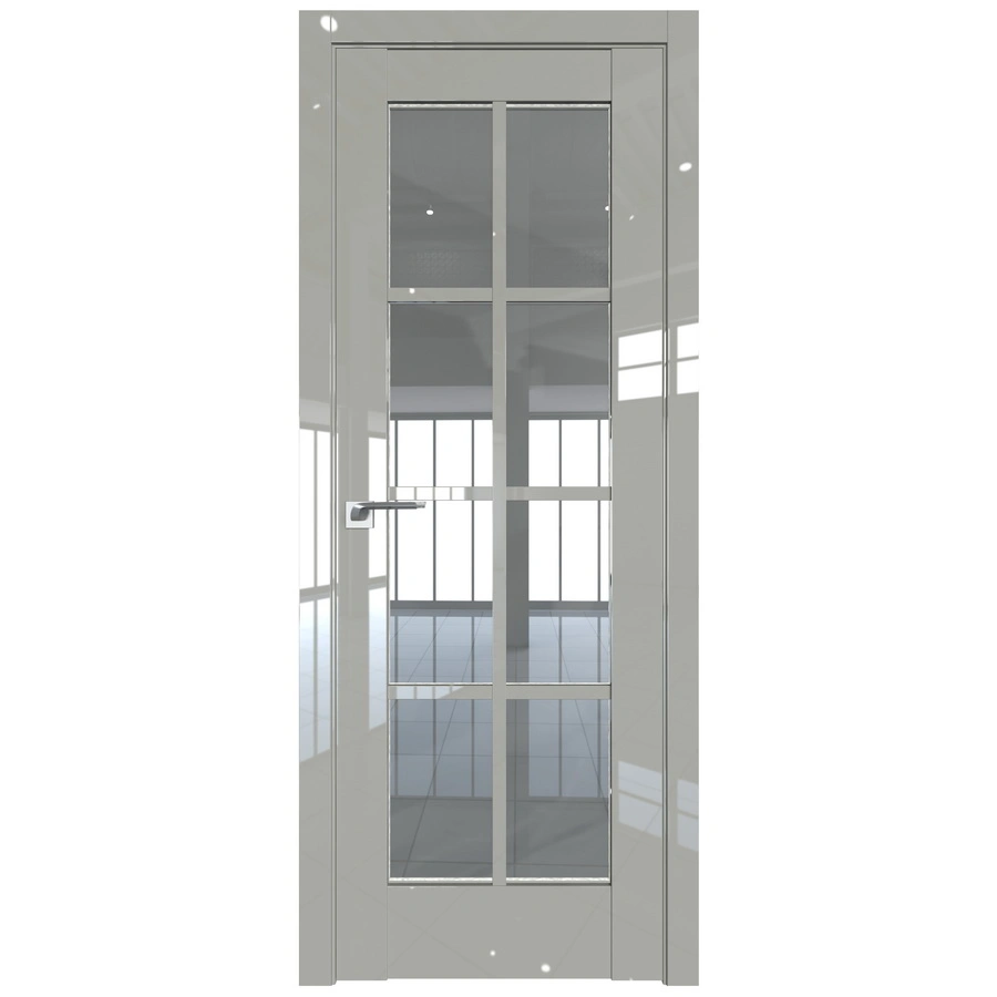 Moderno diseño personalizado de casa moderna de la puerta de Aluminio con ventana