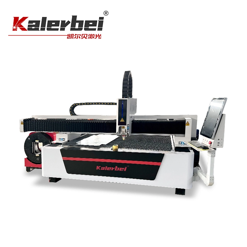 3015 1000W 1500W 2000W 3000W Faser Laser Schneidemaschine mit Drehscheibe für Kohlenstoffstahl Edelstahl Aluminium Messing Kupferplatte Und Rohrschneiden