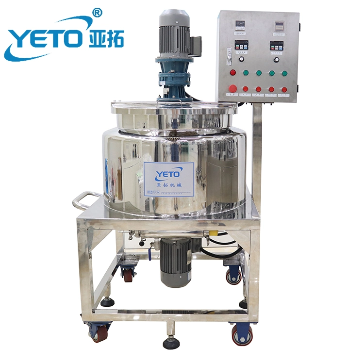 Homogeneizador de sabão homogeneizador de mistura cosmético de 100 L de alta velocidade Preços de reator químico Equipamento de Máquina misturador