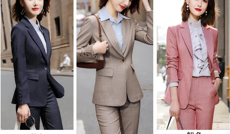 Tailored by Designer Seiko Fine Cut 2023fashion Female Business Attire Made in China Goods in Stock Women Suit