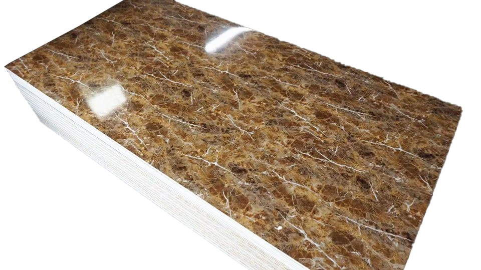 3mm 4*8 1220*2440mm Interior Decorative PVC UV Marble Sheet Board