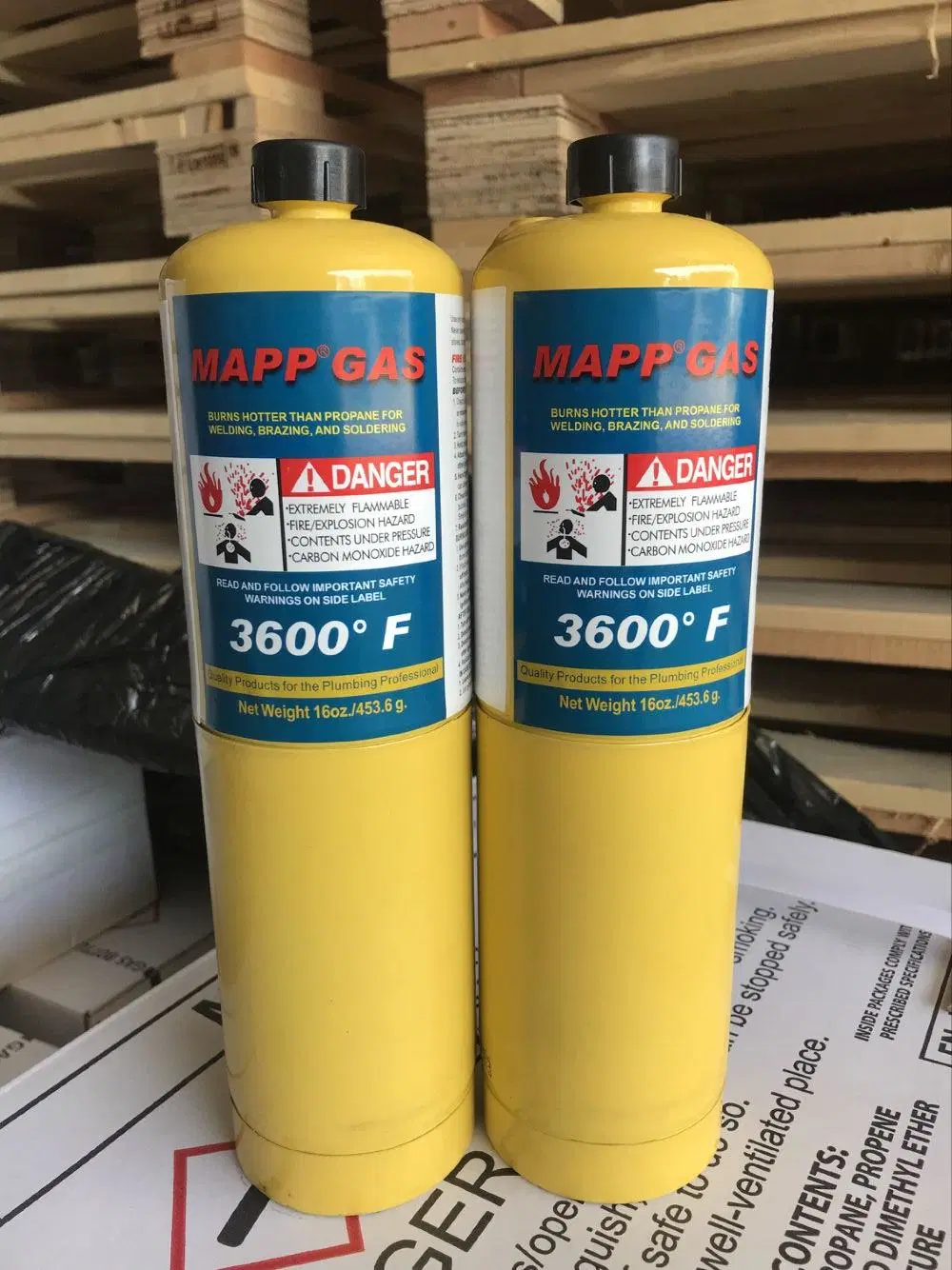 16oz/14oz Map-PRO Gas Brazing Welding Gas Soldering Mapp Gas