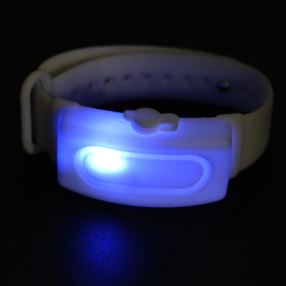 LED Chamber of Sanitizer Bracelet Anti Germicidal Sterilizer Wristband with LED Night Light Hand Sanitizer