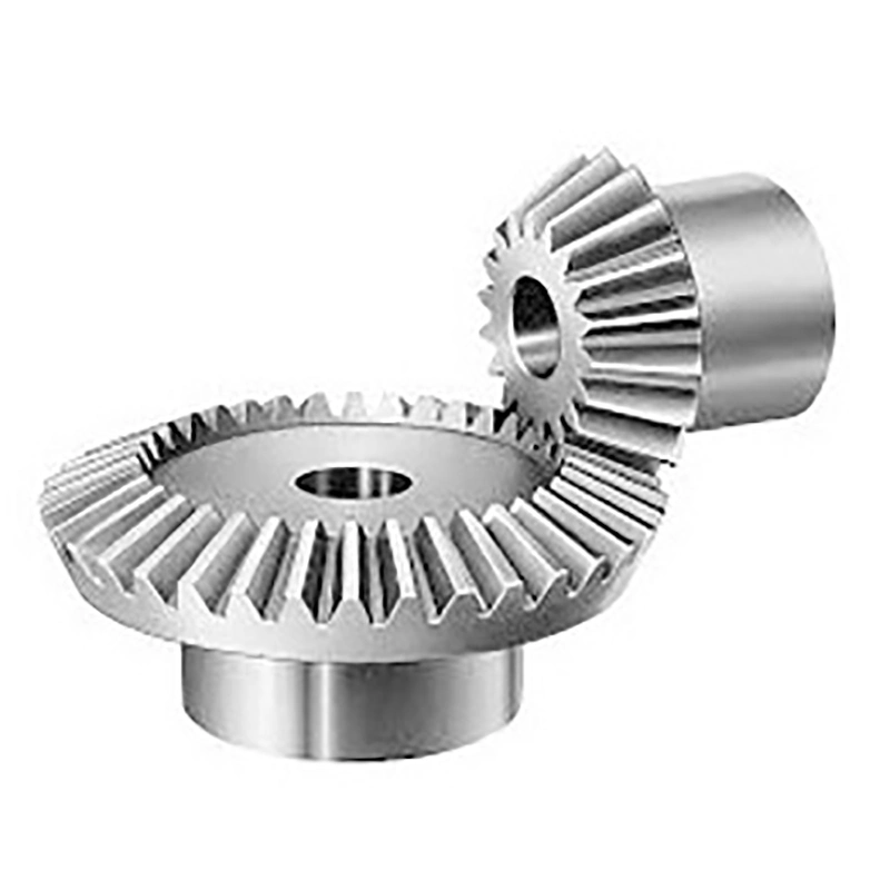 Bevel Gear Plastic Stainless Steel Aluminum Zinc Motor Wheel Diameter DC Shafts Pin Nylon Bore Tooth Brass Steels Shaft Miniature Straight or Spiral Teeth Gear