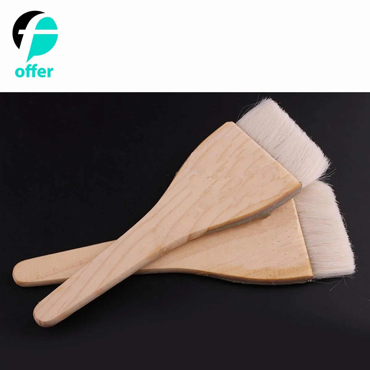 Wood Brush for BBQ Dust Cleaning