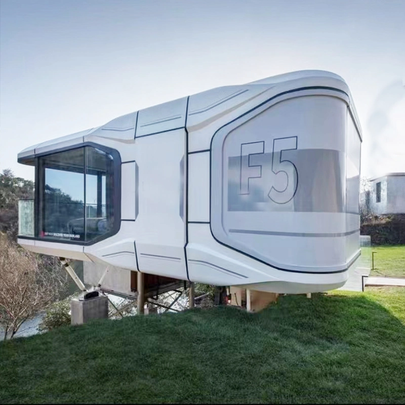 Light Steel Mobile House Modern Design Luxury Movable Container Capsule House