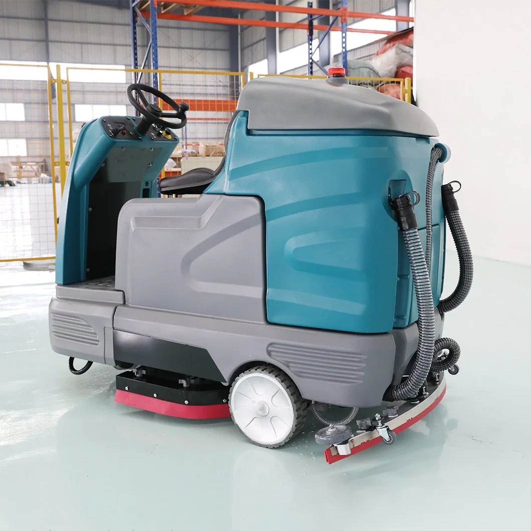 Airport Ground Cleaning Equipment Ride on Electric Floor Scrubber Machine